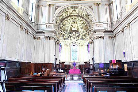 St Mary Le Strand - The Nave